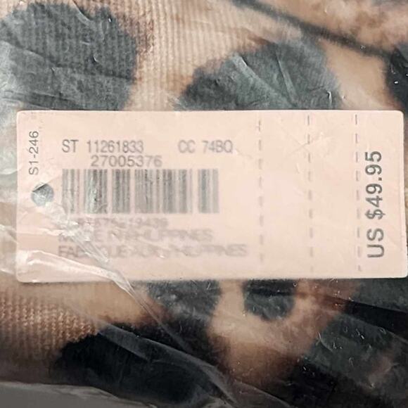 VS Victoria's Secret Leopard Mesh Tote Top Zip Closure Bag Black NEW - Picture 7 of 12